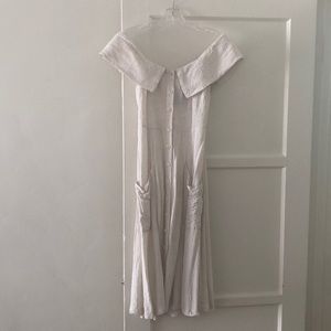 Reformation Off Shoulder Midi Dress-6